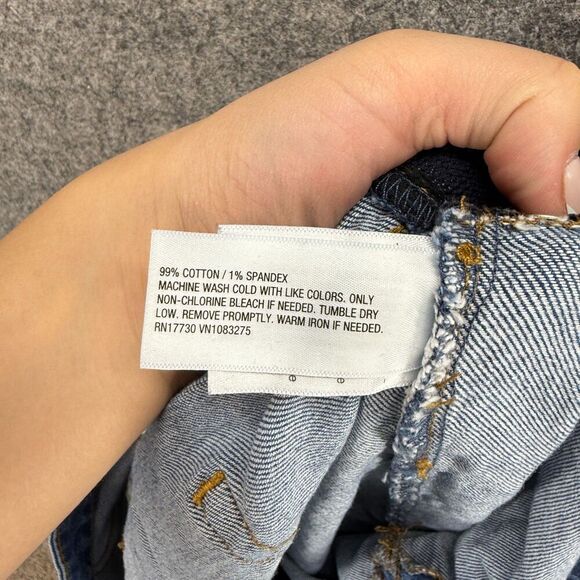 Ingrid & Isabel Maternity Skirt Women 16 Blue Denim Medium Wash A-Line Midi - Picture 6 of 7